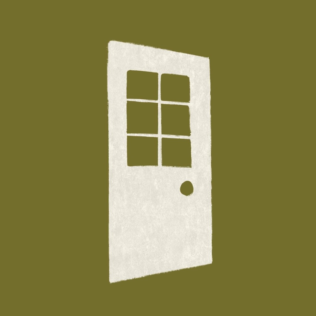 Green Door Folk School door mark